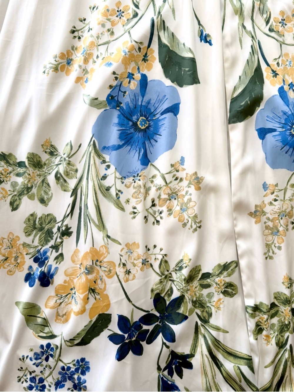 Lulus White Floral Gown Size S - Picture 7 of 8